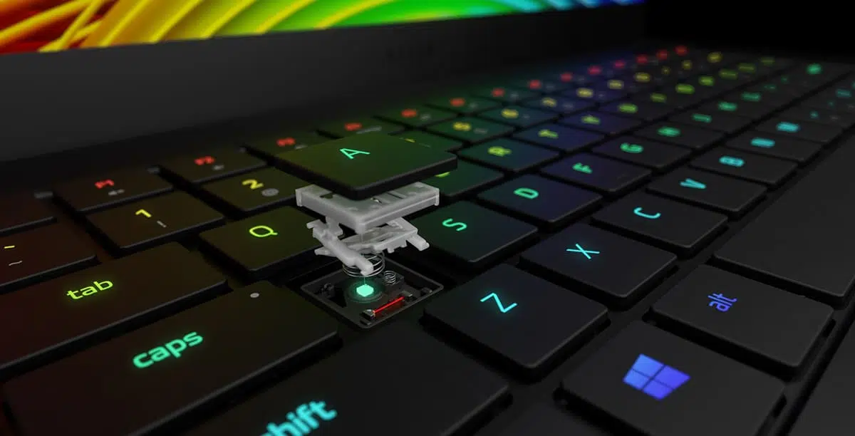 لپ تاپ گیمینگ Razer Blade 14 کیبورد